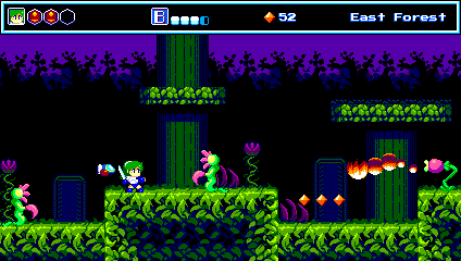 The HUD is totally different, Gems didn't make the cut, and Eris' sword is also cyan instead of orange.